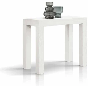 Consola extensibila tip masa ADELLE - ALB FRASIN - 300 cm/90 cm /76 cm - 12