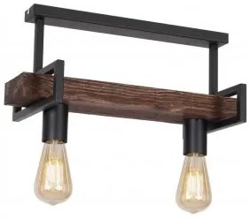 Plafoniera rustica 2 becuri E27 Hard KL102000 Klausen