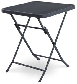 Masa plianta de gradina Zafiro, neagra/gri