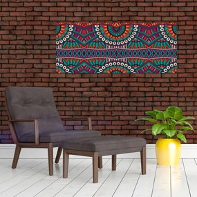 Tablou cu bastracție ornamentală (120x50 cm)