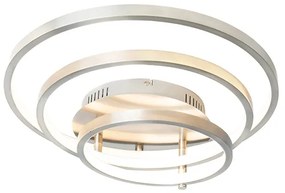 Plafoniera moderna din otel cu LED si dimmer inclus - Rondas