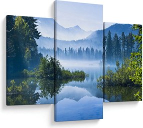 Tablou cu lac montan (90x60 cm)