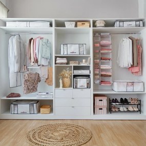 Compactor Cutie depozitare din material textil Life, 108 x 45 x 15 cm