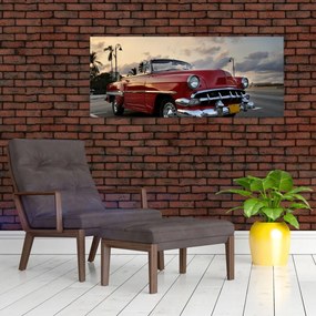 Tablou cu mașina (120x50 cm)