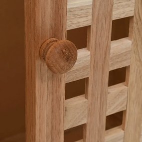 Dulap de chiuveta, lemn masiv de nuc, 66 x 29 x 61 cm