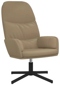 341059 vidaXL Scaun de relaxare, cappuccino, piele ecologică