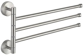 Mexen cuier triplu rotativ pentru prosoape, Crom - 7039243-00