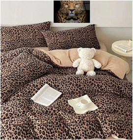 Set lenjerie de pat bumbac satinat 2 persoane 240 cm