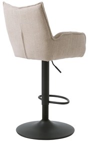 Scaune de bar crem cu înălțime ajustabilă 2 buc. Marilla – Unique Furniture