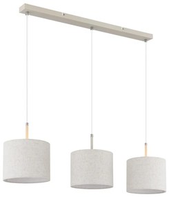 Globo 15968-3H - Candelabru DELEON suspendat pe cablu, 3xE27/40W/230V