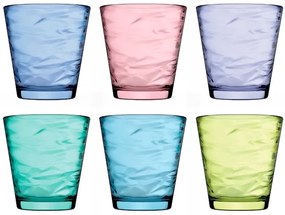 Set 6 pahare multicolor Origami, 245 ml