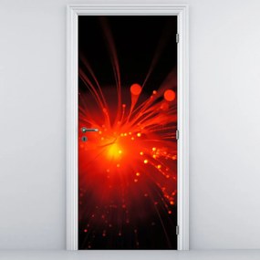 Fototapet pentru ușă - Scântei abstract (95x205cm)