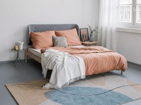 Lenjerie de pat din bumbac CALMORA roz prafuită Dimensiune lenjerie de pat: 2 ks 70 x 90 cm | 160 x 200 cm