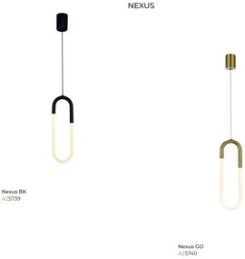Lustra/Pendul LED stil modern NEXUS BK