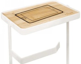 Suport hartie igienica alb 3 în 1 RACKROLL