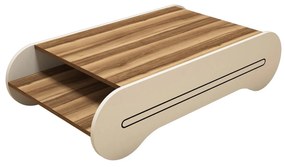 Masă de cafea Clement (Nuc + Crem). 1089042