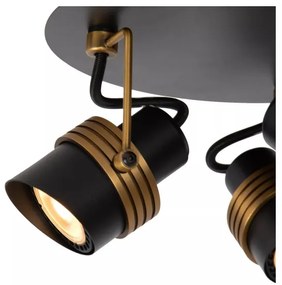 Spot Lucide 34944/13/30 TUNDRAN 3xGU10/5W/230V negru