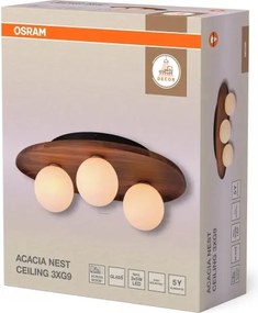Osram - Plafonieră ACACIA NEST 3xG9/5W/230V din acacia