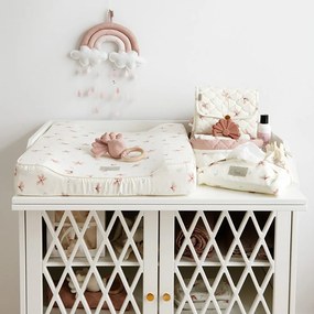 Salteluță pentru schimbat scutece 70x44 cm Windflower Creme – Cam Cam Copenhagen