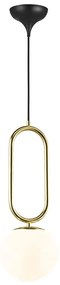 Pendul modern cu abajur asimetric din sticla suflata, Shapes 27
