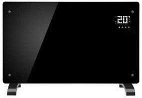 Soba convector Elite WGPHD-22, 2200W, Panou din sticla, 50 C, Wi-Fi, Timer, Ecran LED, Negru