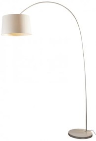 Lampadar din tesatura/metal/marmura THIS &amp; THAT 205 cm alb, un bec