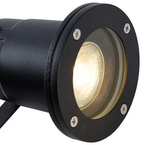 Spot inteligent industrial cu vârf negru cu WiFi GU10 IP65 - Basic