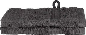 vidaXL Prosop pentru musafiri SOLUND 2 pcs Antracit 15 x 21 cm 550 gsm
