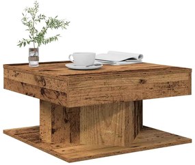 vidaXL Măsuță de cafea, lemn vechi, 55x55x30 cm, lemn prelucrat