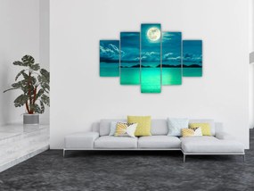 Tablou - Luna plină deasupra apei (150x105 cm)
