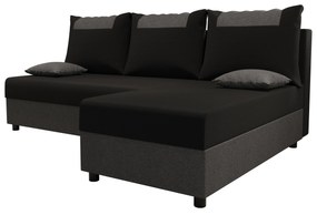Colțar Stellar L (Negru + Gri) (D). 1057568