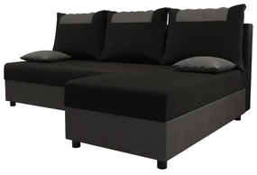 Colțar Stellar L (Negru + Gri) (D). 1057568