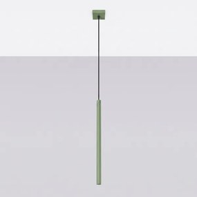 Sollux SL.2133 - Pendul pe cablu PASTELO 1xG9/8W/230V verde
