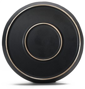 Farfurie Vulcano Duo 20cm Negru Lucios + Negru Mat