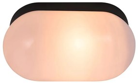 Aplica de perete sau tavan baie IP44 Foam Oval negru