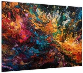 Tablou - Abstracția culorilor II. (70x50 cm)