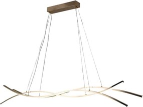 Lustră LED dimabilă aplicată LED/80W/230V 3000-6500K + telecomandă