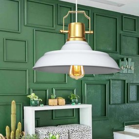 Lustră cu abajur din metal ø 25 cm Tarsus – Opviq lights