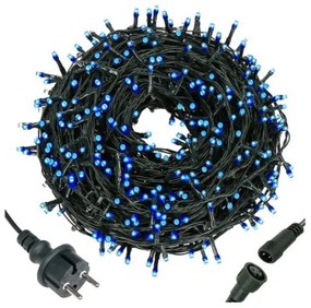 Instalație luminoasă de Crăciun 18m 300 LED Albastru