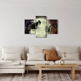 Tablou - Lună plină deasupra apei (90x60 cm)