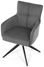 Set de scaune de sufragerie cu mecanism deîntoarcere DCH-P3170 GREY2, 2 buc.