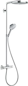 Hansgrohe Raindance set de duș perete cu termostat crom-alb 27129400