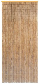 Perdea de usa pentru insecte, bambus, 90x220 cm Maro, 90 x 220 cm