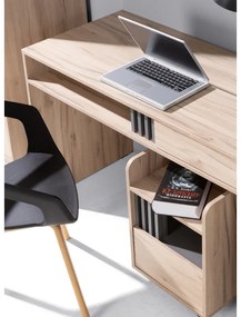 Birou cu sertar in decor stejar estana MOLLA 120x55 cm