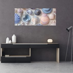 Tablou - Colecție de scoici (120x50 cm)