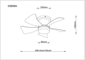 Plafoniera LED cu ventilator, 10W, 750lm, lumina calda/neutra/rece 3000-6500K, IP20, neagra, Globo