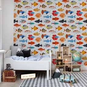 Fototapet, Fish Shoal, Day, Rebel Walls