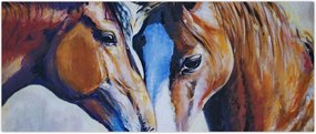 Tablou - Caii îndrăgostiți (120x50 cm)