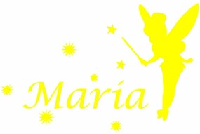Sticker perete personalizat My Name Girl 3