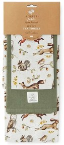 Prosoape de vase 3 buc. din bumbac 45x65 cm Forest Fable – Cooksmart ®